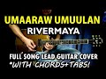 Umaaraw umuulan  rivermaya  full song lead guitar cover tutorial with tabs slowed version