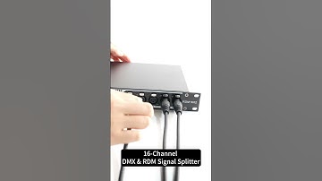 1 Input to 16 Outputs DMX & RDM Signal Splitter