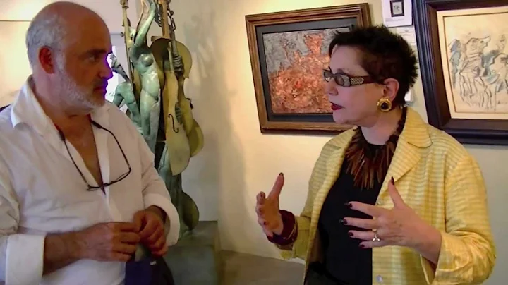 Ron Agam and Janet Lehr , in conversation .