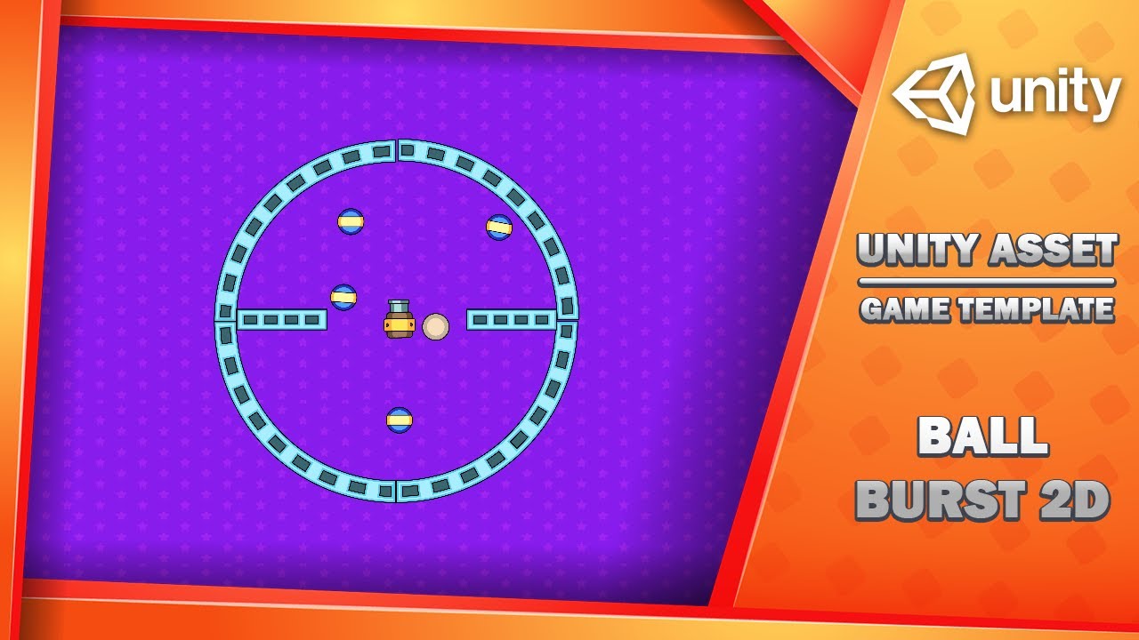 Ball Burst 2D - Free Game Template, video preview 6