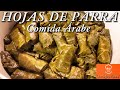 HOJAS DE PARRA Receta Original Para Negocio Comida Árabe Receta Para Negocio De Restaurante