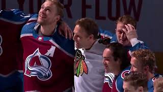 Avalanche Bring Out The Stanley Cup And Raise Their Championship Banner In Front 12/10/22 #goavsgo