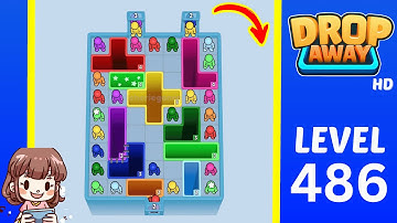 Drop Away Level 486 Solution Walkthrough