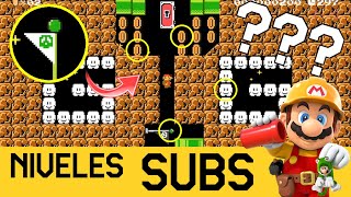 NUNCA PENSÉ ENCONTRAR EL FINAL EN ESTE LUGAR!! 🤯😵 | NIVELES DE SUBS #6 - SMM2 - ZetaSSJ