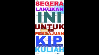 CARA CEK ID BDT UNTUK PENGAJUAN KIP KULIAH