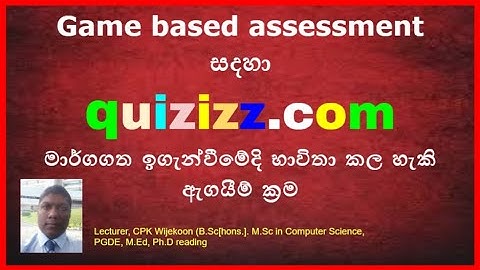 Creating Educational Game Activities with Quizizz.com