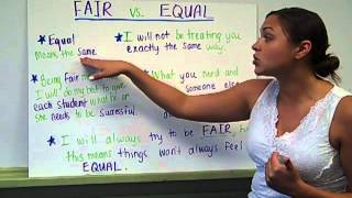 First Days of School- FAIR vs. EQUAL
