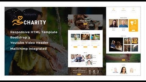 Charity - Multipurpose Responsive HTML Landing Page | Themeforest Templates