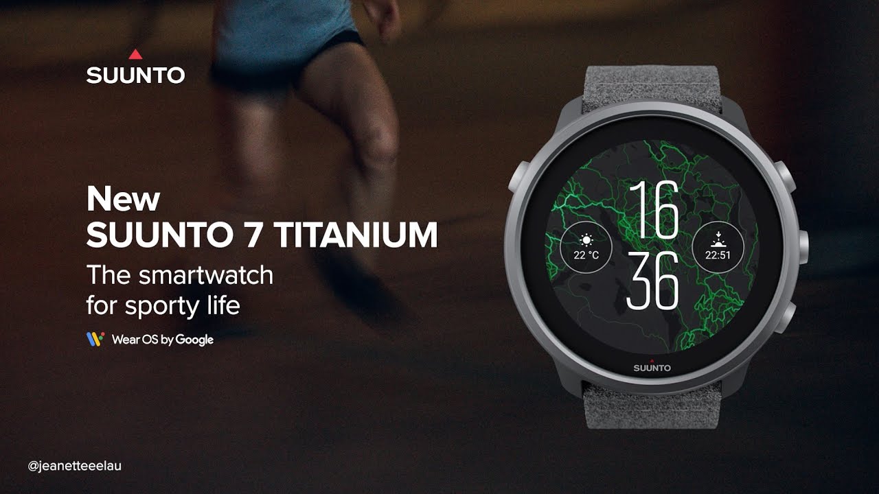 New Suunto 7 Titanium – The smartwatch for sporty life 