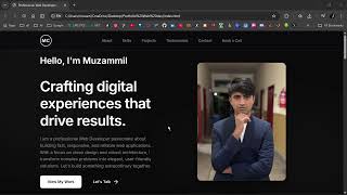 Building my own site with the help of AI — Until It Hit Its Limits. screenshot 1