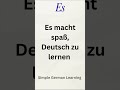 "How to say 'It's fun' in German"
