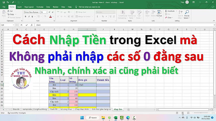 Hướng dẫn chèn số 0 vào file excel năm 2024