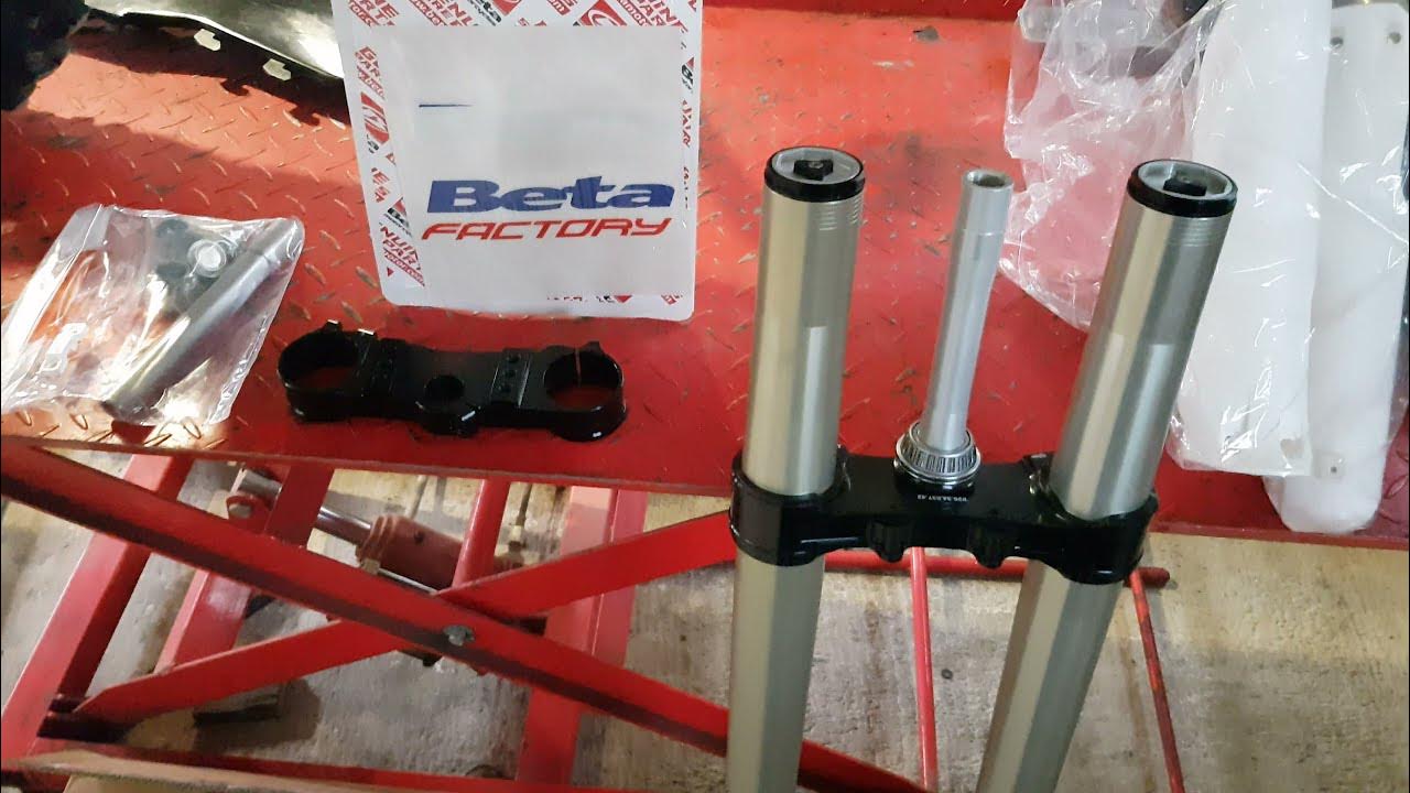 New front fork ZF 48mm for Beta Xtrainer YouTube