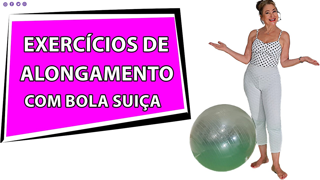 💆‍♀️ Alongamento com Bola Suíça para Aliviar Tensão Muscular - Vídeo 1226a