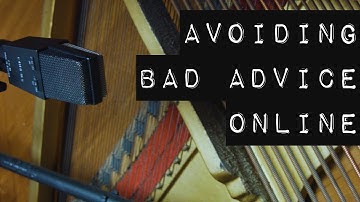 Avoiding Bad Advice Online, Using External Preamps, My Challenge to Video Makers