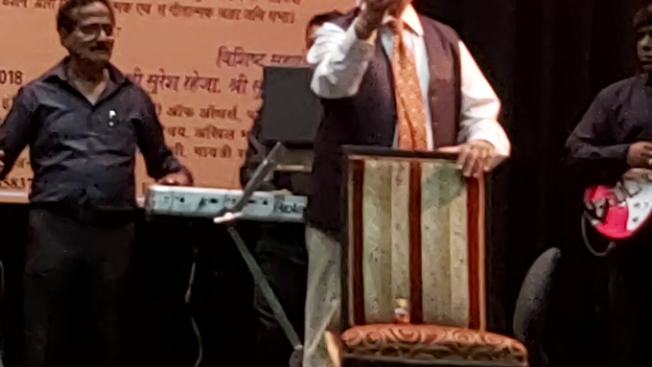 Suresh Raheja Singing At Ek Shaam Neeraj Ke Naam Youtube youtube