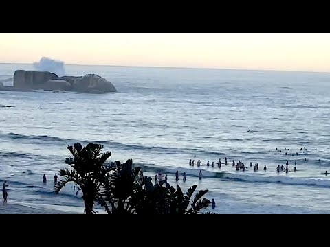 Before sunrise crowds on Cape Town beach? They are growing in numbers. Is this a new movement?