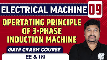 Electrical Machine 09 | Operating Principle of 3 - Phase Induction Machine | EE | GATE Crash Course