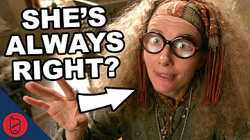 Is Professor Trelawney a Ravenclaw?