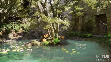 Magic Forest. Unreal Engine Environment