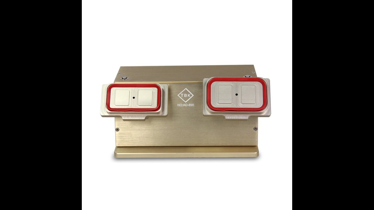 Heating platform+Frame separatror machine built in vacuum pump - YouTube