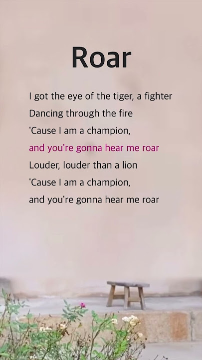 Roar | Katy Perry #lyrics