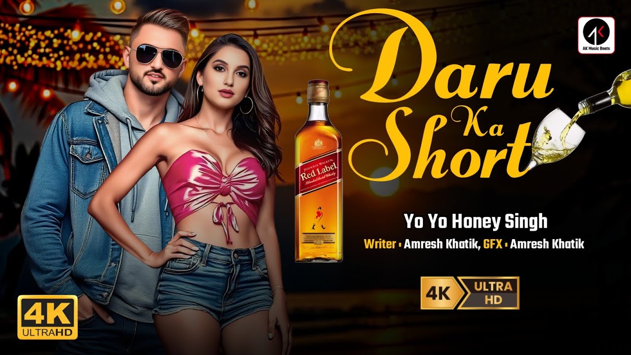 Daru Ka Short - Yo Yo Honey Singh | New Song 2025 | AK Music Beats | 4K UHD 2025 | 