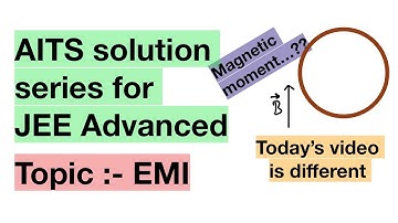 AITS solution (Electromagnetic Induction) - 1 | StackPhy