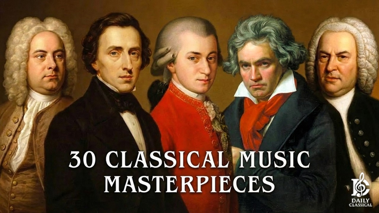YouTubeで30 Classical Masterpieces That Will REDUCE Your Stress | Beethoven, Bach, Chopin, Mozart, Beethovenを視聴 YouTubeで30 Classical Masterpieces That Will REDUCE Your Stress | Beethoven, Bach, Chopin, Mozart, Beethovenを視聴