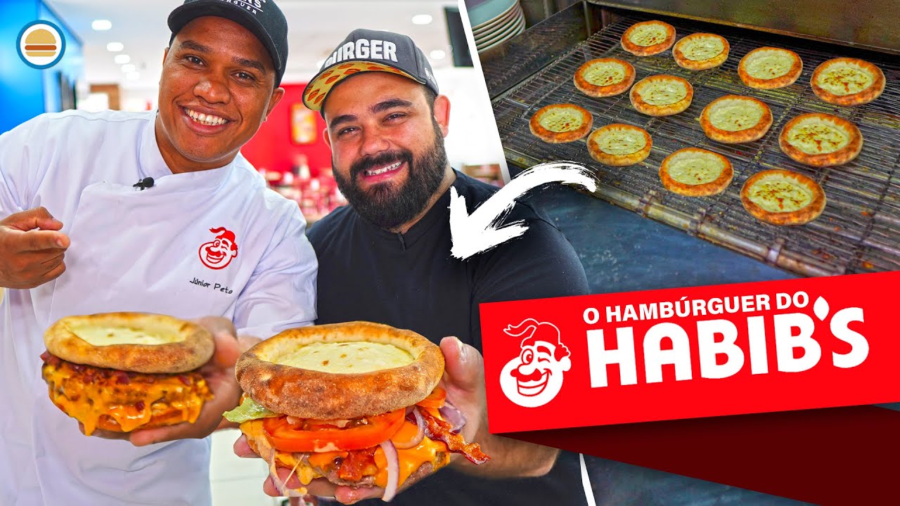 COMO É FEITO O BIB'SFIHA BURGER DO HABIB'S (Part. Junior Peto) | Hambúrguer Perfeito