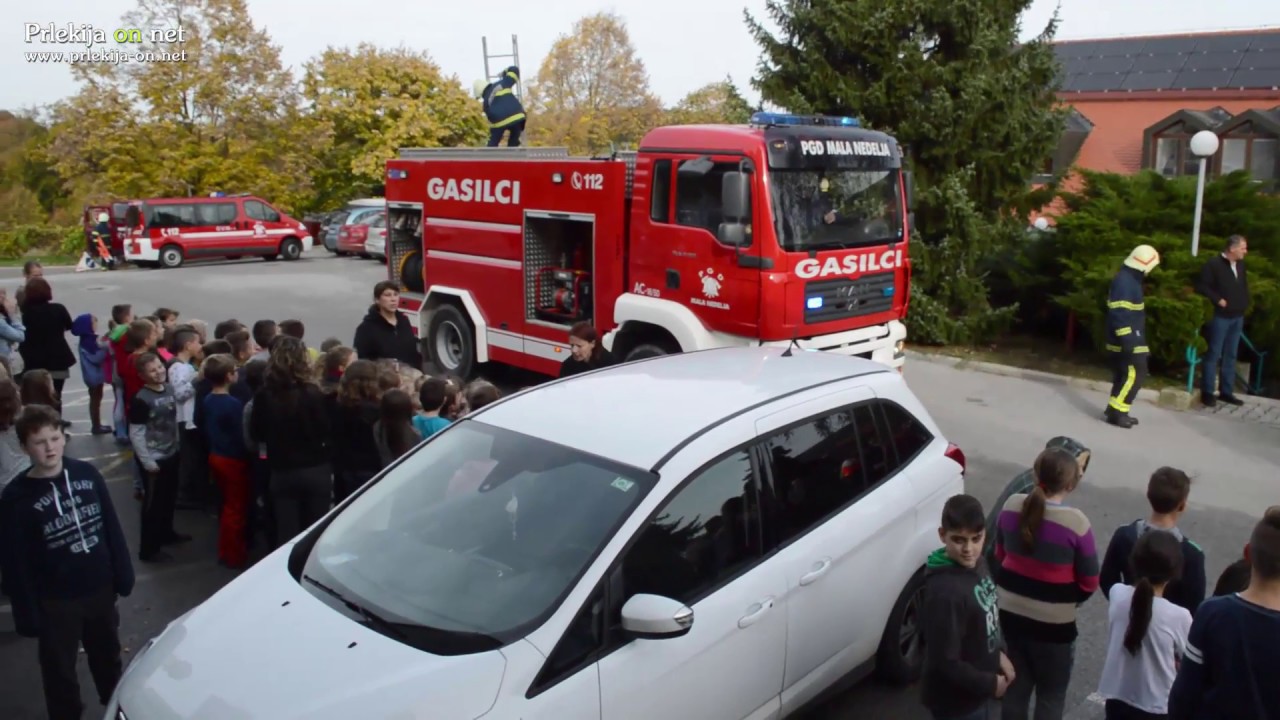 Evakuacijska vaja na OŠ Mala Nedelja