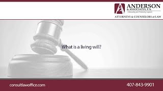 What is a living will?