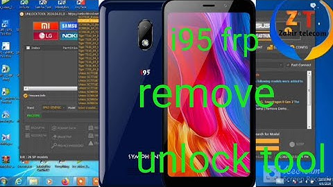 Symphony i95 Frp remove unlock tool | How to Symphony i95 frp unlock