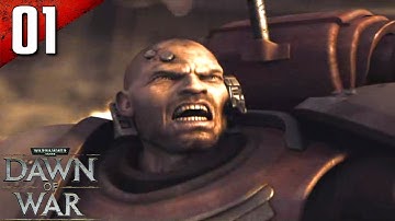 Dawn of War: 100% (Insane) Walkthrough Part 1 - Planet Fall (No Commentary)