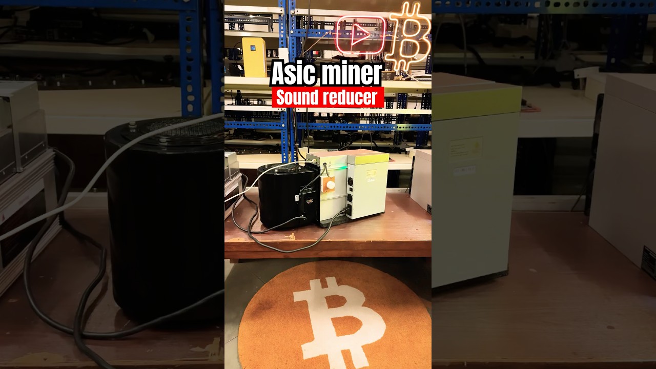 Глушитель звука для Asic-майнера🔥Майнинг криптовалют в Индии🇮🇳 