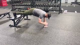 Feet Elevated Shoulder Taps