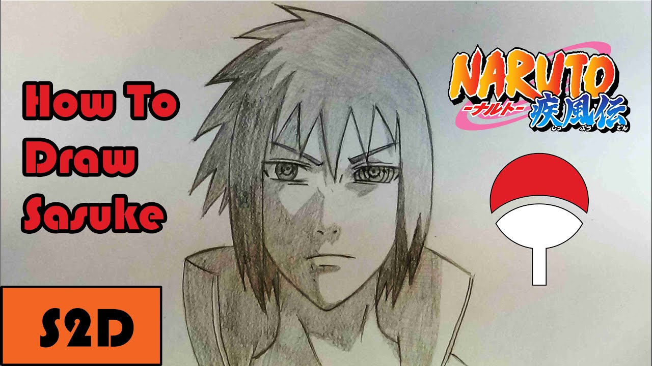 How To Draw Sasuke - YouTube