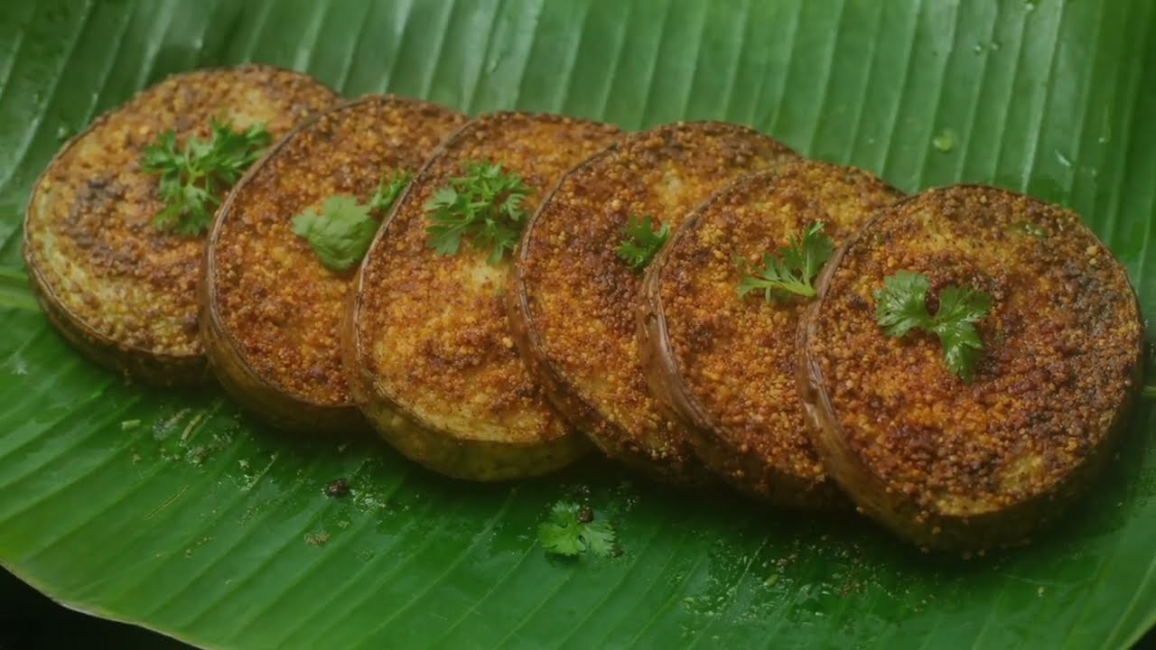 सोप्या पद्धतीने बनवा कुरकुरीत वांग्याचे काप | vangyache kaap