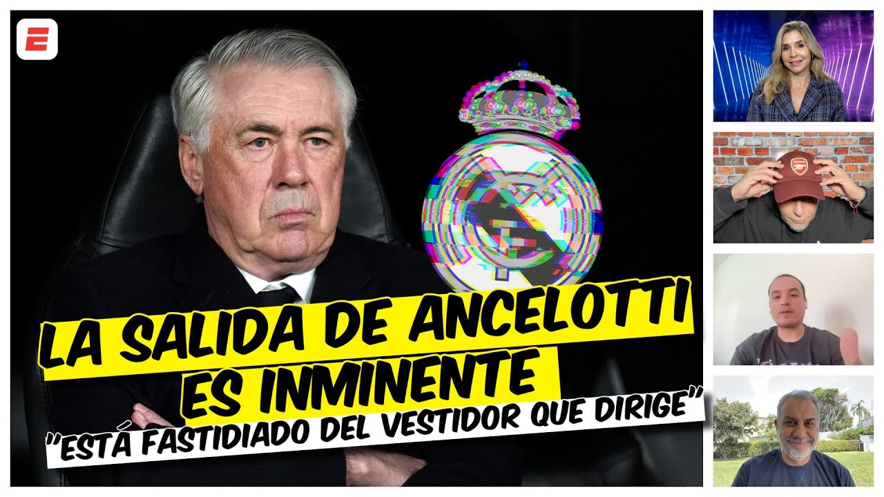 ANCELOTTI SE QUIERE IR del REAL MADRID, los errores en Champions League ...