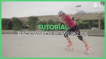 How to learn backwards Powerslides on skates - Inline skating tutorials