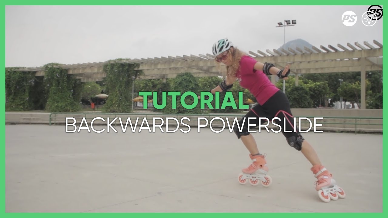 how to learn backwards powerslides on skates inline skating