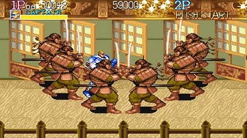 Captain Commando: Stage 3: Ninja House playing as Captain (Arcade) [FREE GAMEPLAY]