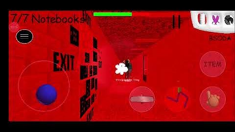 Baldi Stalks you in The Schoolhouse With Sounds Mod Menu V1.4.3