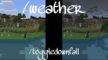 /Weather and /Toggledownfall Command Basics