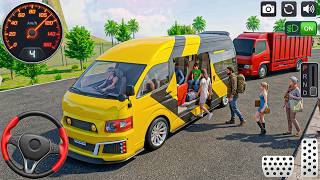 Realistic City Van Driving: Long Distance Passenger Pick Drop simulator game - android gameplay screenshot 5