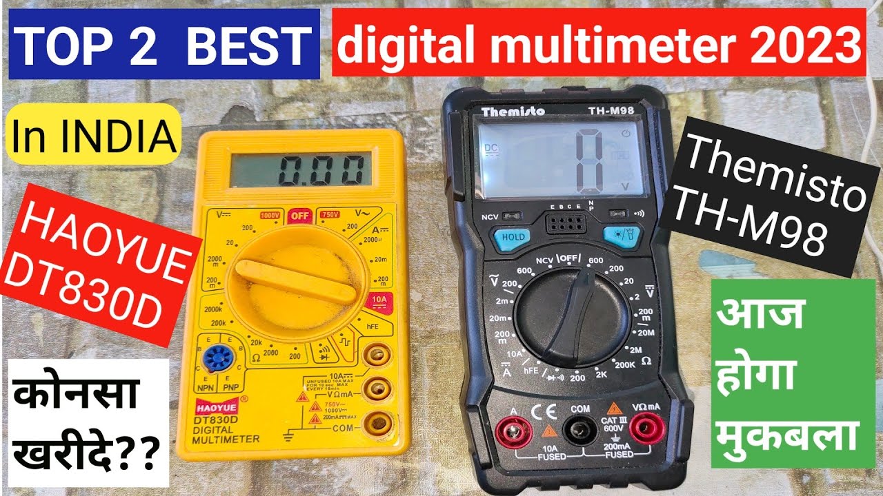 top 2 best multimeter 2023 in india | themisto TH- M98 and HAOYUE ...
