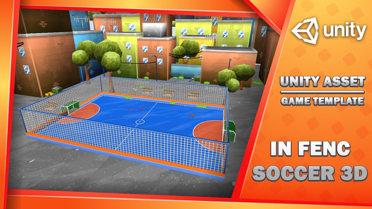 In Fence Soccer 3D - Game Template, video preview 3