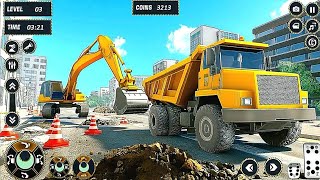 Road Construction Car Repair [Part:4] - Sand Truck Driving 3d 2026 - Truck Car Games screenshot 2