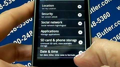 HTC Hero - Erase Cell Phone Info - Delete Data - Master Clear Hard Reset