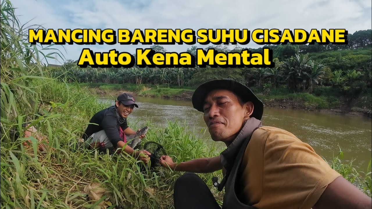 Mancing Cisadane Terbaru || Dua kali kena beg*l strike ikan baung babon